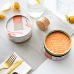 Candle Can - Orange Salmon (Novelty Scented Candle)